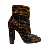 Christian Louboutin "Cadra" Heeled Ankle Boots - Size 38.5