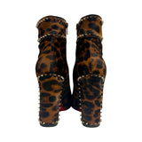 Christian Louboutin "Cadra" Heeled Ankle Boots - Size 38.5