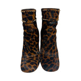 Christian Louboutin "Cadra" Heeled Ankle Boots - Size 38.5