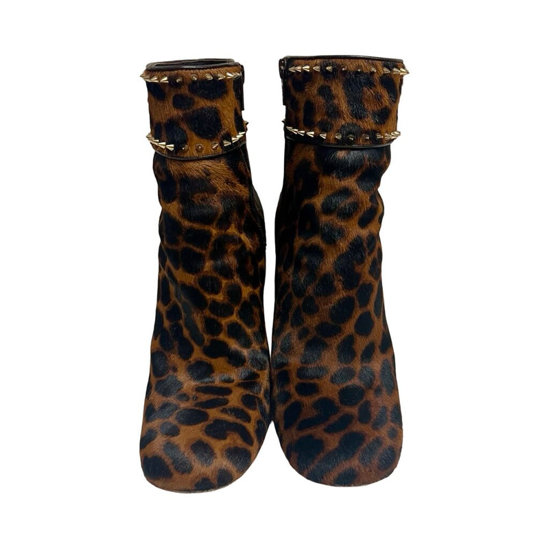 Christian Louboutin "Cadra" Heeled Ankle Boots - Size 38.5