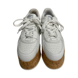 Valentino "Freedots XL Calfskin and Cork Sneaker" - Size 38