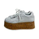 Valentino "Freedots XL Calfskin and Cork Sneaker" - Size 38