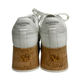 Valentino "Freedots XL Calfskin and Cork Sneaker" - Size 38
