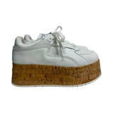 Valentino "Freedots XL Calfskin and Cork Sneaker" - Size 38