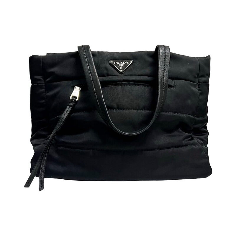 Prada "Quilted Tessuto Puffer Tote" Bag