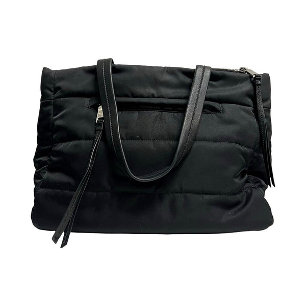 Prada "Quilted Tessuto Puffer Tote" Bag