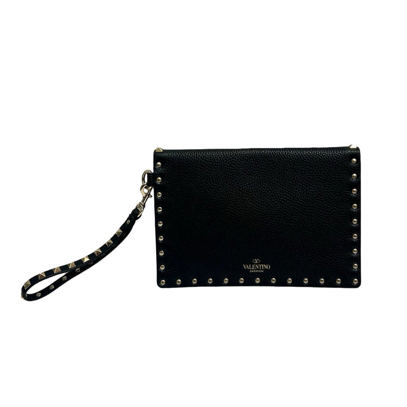 Valentino "Rockstud Flat Pouch" Clutch Bag