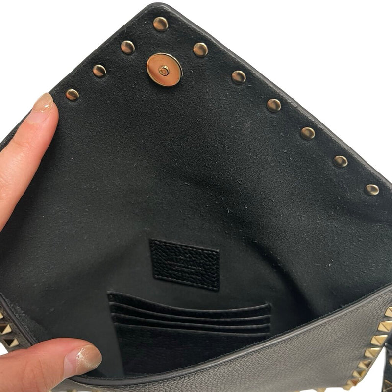 Valentino "Rockstud Flat Pouch" Clutch Bag