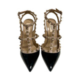 Valentino "Rockstud T-Strap Pumps" - Size 38