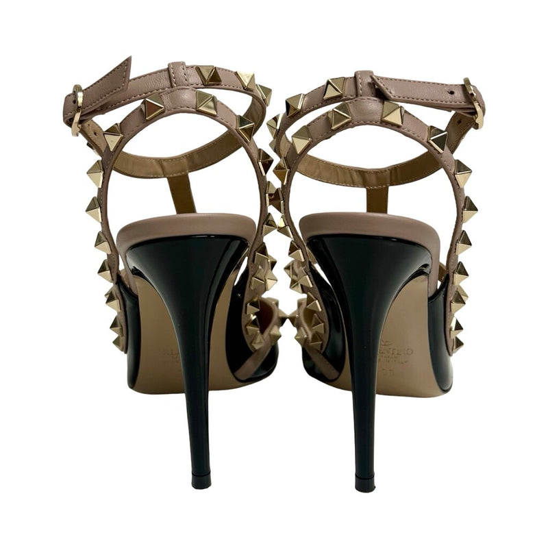 Valentino "Rockstud T-Strap Pumps" - Size 38