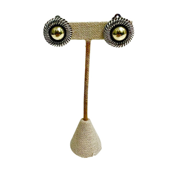 David Yurman Two-Tone Cable Twist Stud Earrings