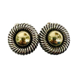 David Yurman Two-Tone Cable Twist Stud Earrings