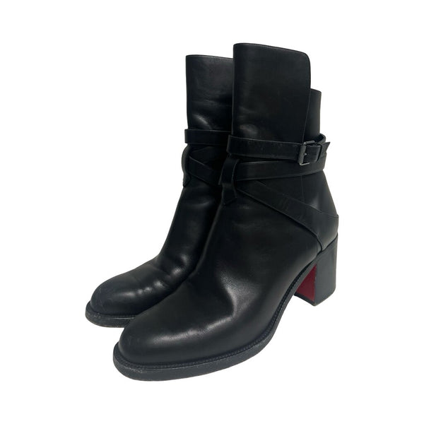 Christian Louboutin "Karistrap 70" Boots - Size 38.5