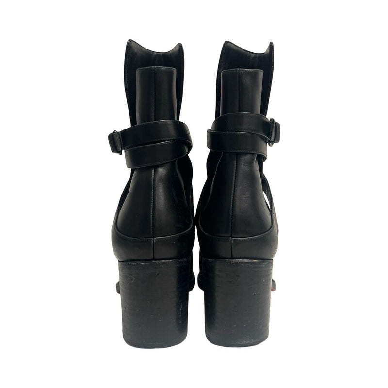 Christian Louboutin "Karistrap 70" Boots - Size 38.5