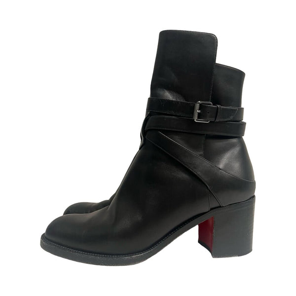 Christian Louboutin "Karistrap 70" Boots - Size 38.5