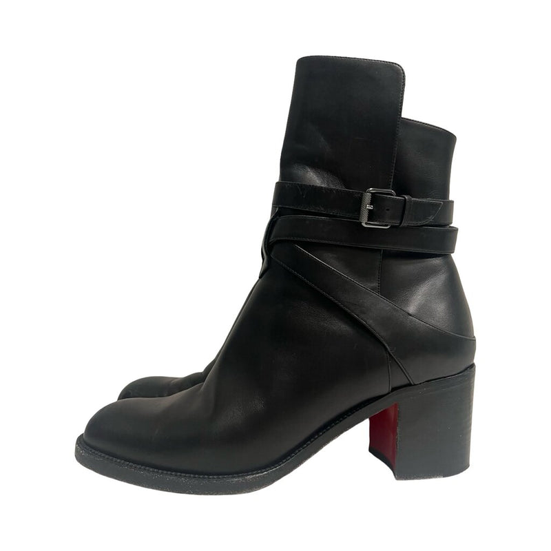 Christian Louboutin "Karistrap 70" Boots - Size 38.5