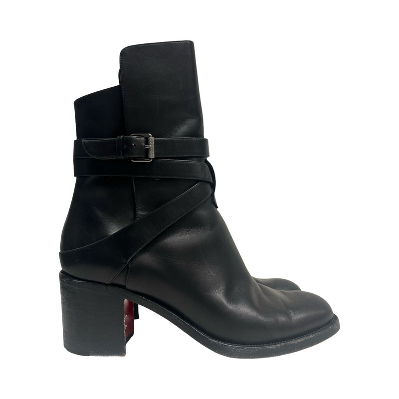 Christian Louboutin "Karistrap 70" Boots - Size 38.5