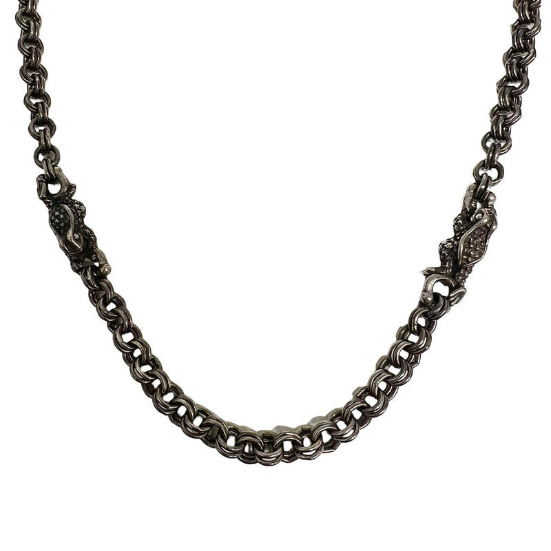 Kieselstein-Cord Frog Chain Necklace
