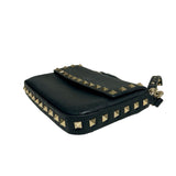 Valentino "Rockstud Grainy Calfskin Pouch" Bag