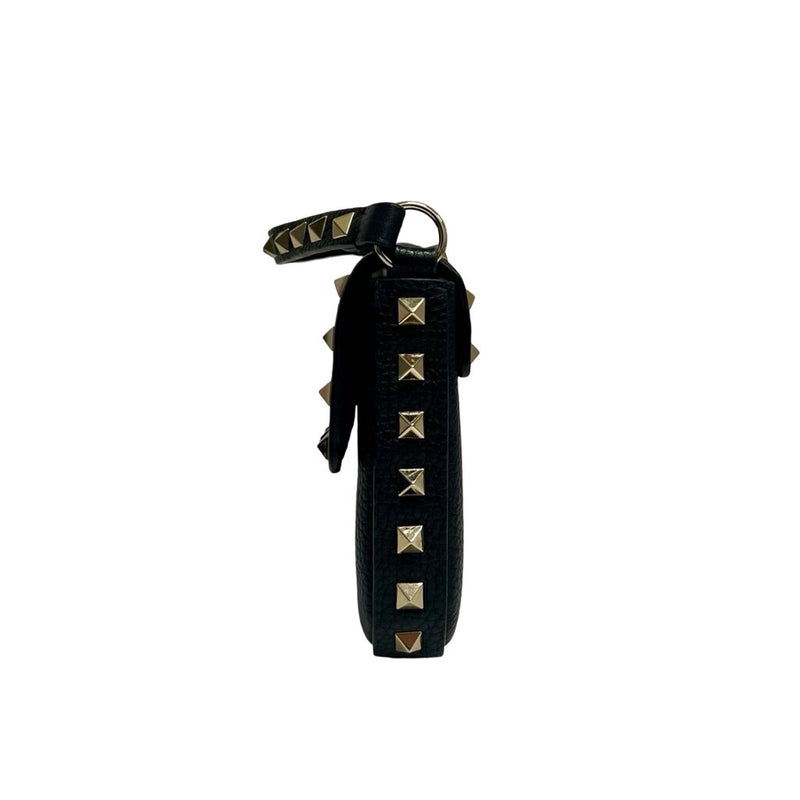 Valentino "Rockstud Grainy Calfskin Pouch" Bag