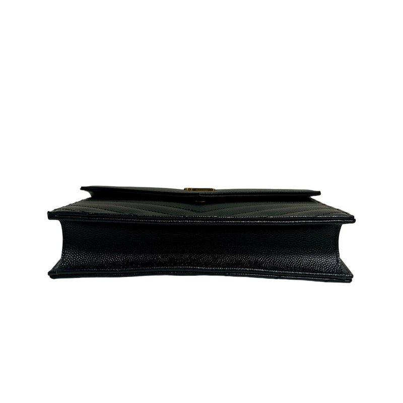 Saint Laurent "Cassandre Envelope Chain Wallet"