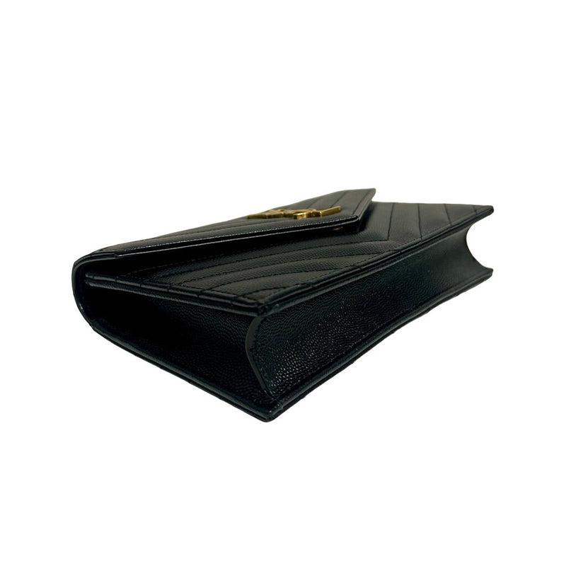 Saint Laurent "Cassandre Envelope Chain Wallet"