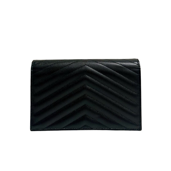 Saint Laurent "Cassandre Envelope Chain Wallet"