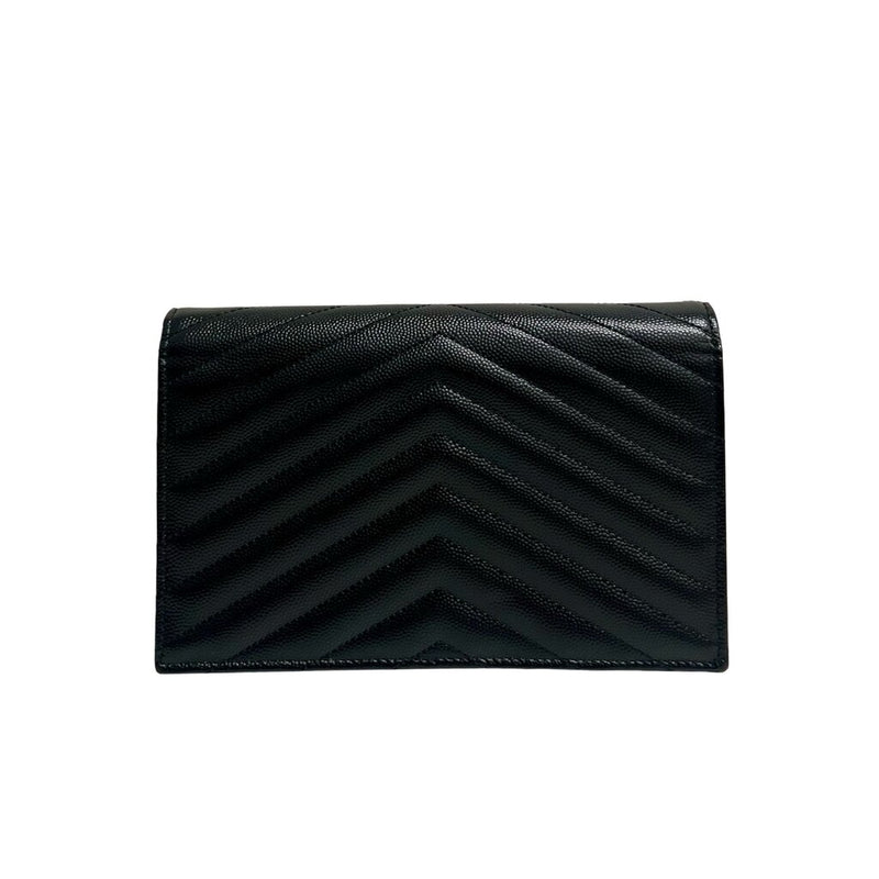 Saint Laurent "Cassandre Envelope Chain Wallet"