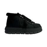 Prada Nylon Mid-Top Sneaker Boots - Size 37.5