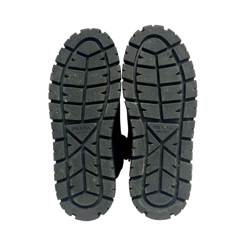 Prada Nylon Mid-Top Sneaker Boots - Size 37.5