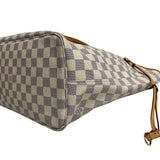 Louis Vuitton "Neverfull MM Damier Azur" Tote Bag