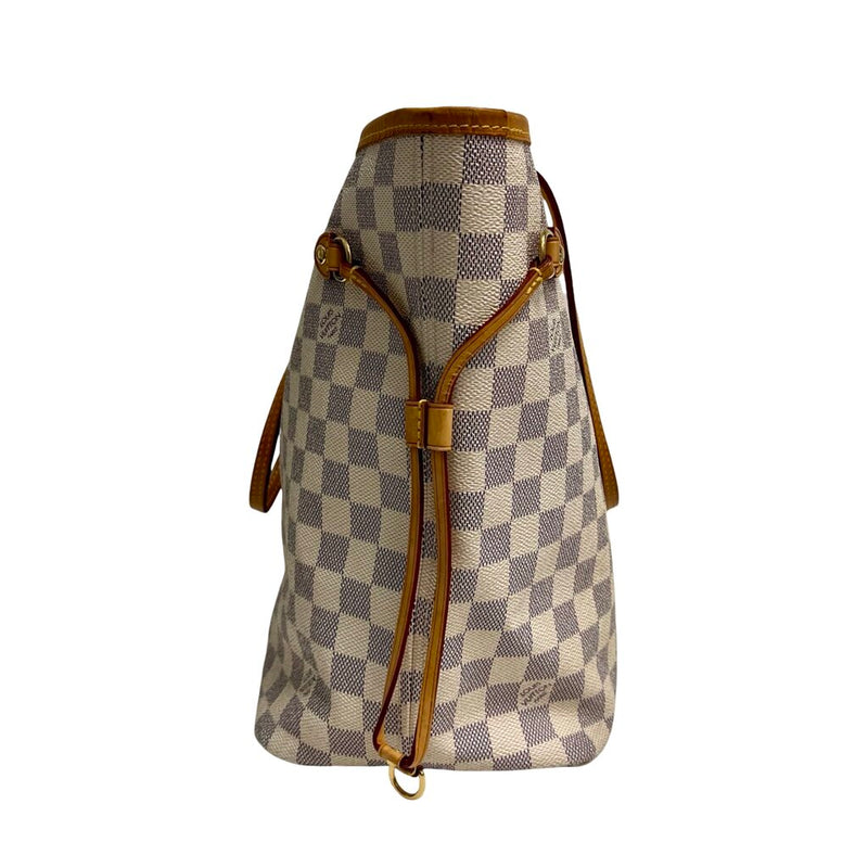 Louis Vuitton "Neverfull MM Damier Azur" Tote Bag