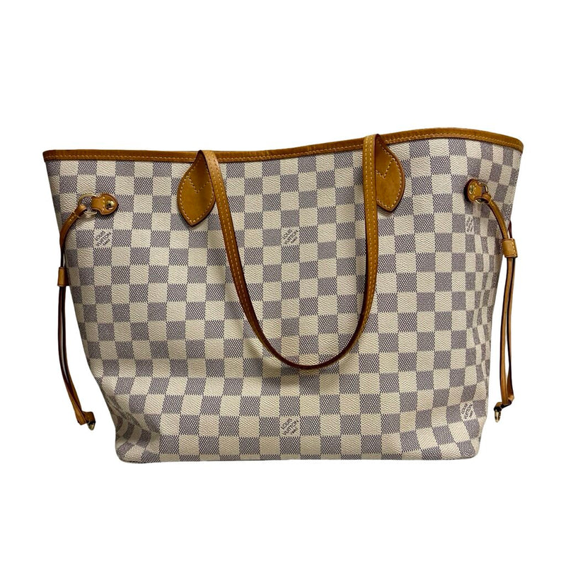 Louis Vuitton "Neverfull MM Damier Azur" Tote Bag