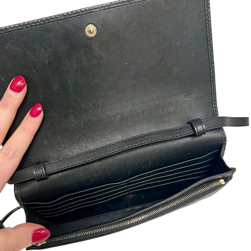 Gucci "Microguccissima" Wallet With Strap