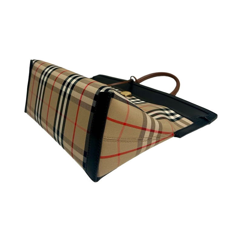 Burberry "Vintage Check Society Top Handle Bag"