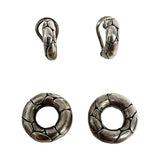 Joh Hardy "Kali Pebble Door Knocker Drop Earrings"