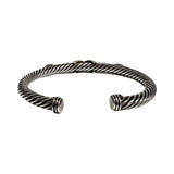 David Yurman Amethyst "X Cable Station" Cuff Bracelet