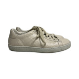 Gucci "Ace GG Embossed Low-Top" Sneakers - Size 37.5