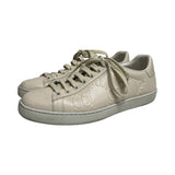 Gucci "Ace GG Embossed Low-Top" Sneakers - Size 37.5