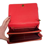 Tory Burch Leather Wallet Crossbody Bag