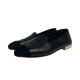 Chanel "Interlocking CC Logo" Loafers - Size 38.5