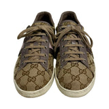 Gucci "Ace GG Canvas" Sneakers - Size 37