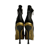 Saint Laurent Platform Ankle Boots - Size 39