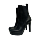 Gucci Leather Platform Chelsea Boots - Size 38