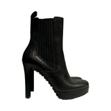 Gucci Leather Platform Chelsea Boots - Size 38