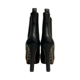 Gucci Leather Platform Chelsea Boots - Size 38