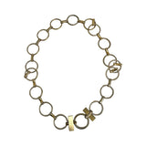 Yves Saint Laurent Vintage Brass Chain Link Belt