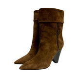 Saint Laurent "Niki" Suede Booties - Size 35