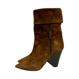 Saint Laurent "Niki" Suede Booties - Size 35