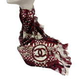 Chanel Tweed Printed Silk Shawl